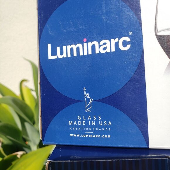 NEW Set of 4 Luminarc Concerto 19 oz glass stemless wine water iced tea glasses - Picture 6 of 10